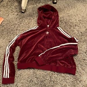 adidas velvet hoodie
